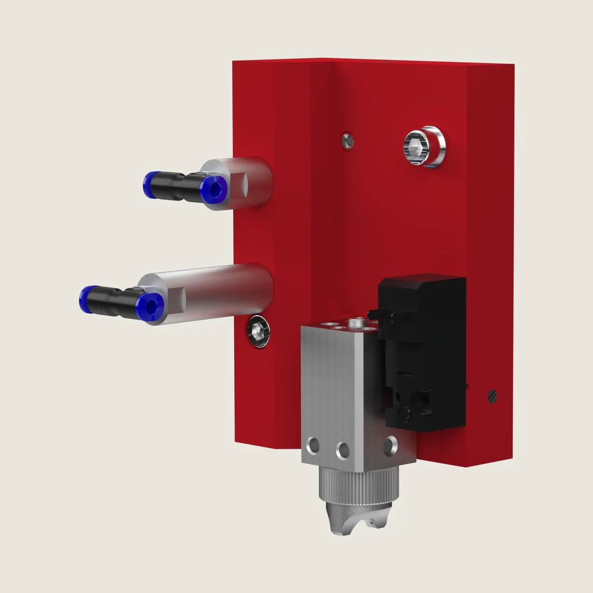 Two-fluid spray nozzle SD 25 HD in stainless steel.