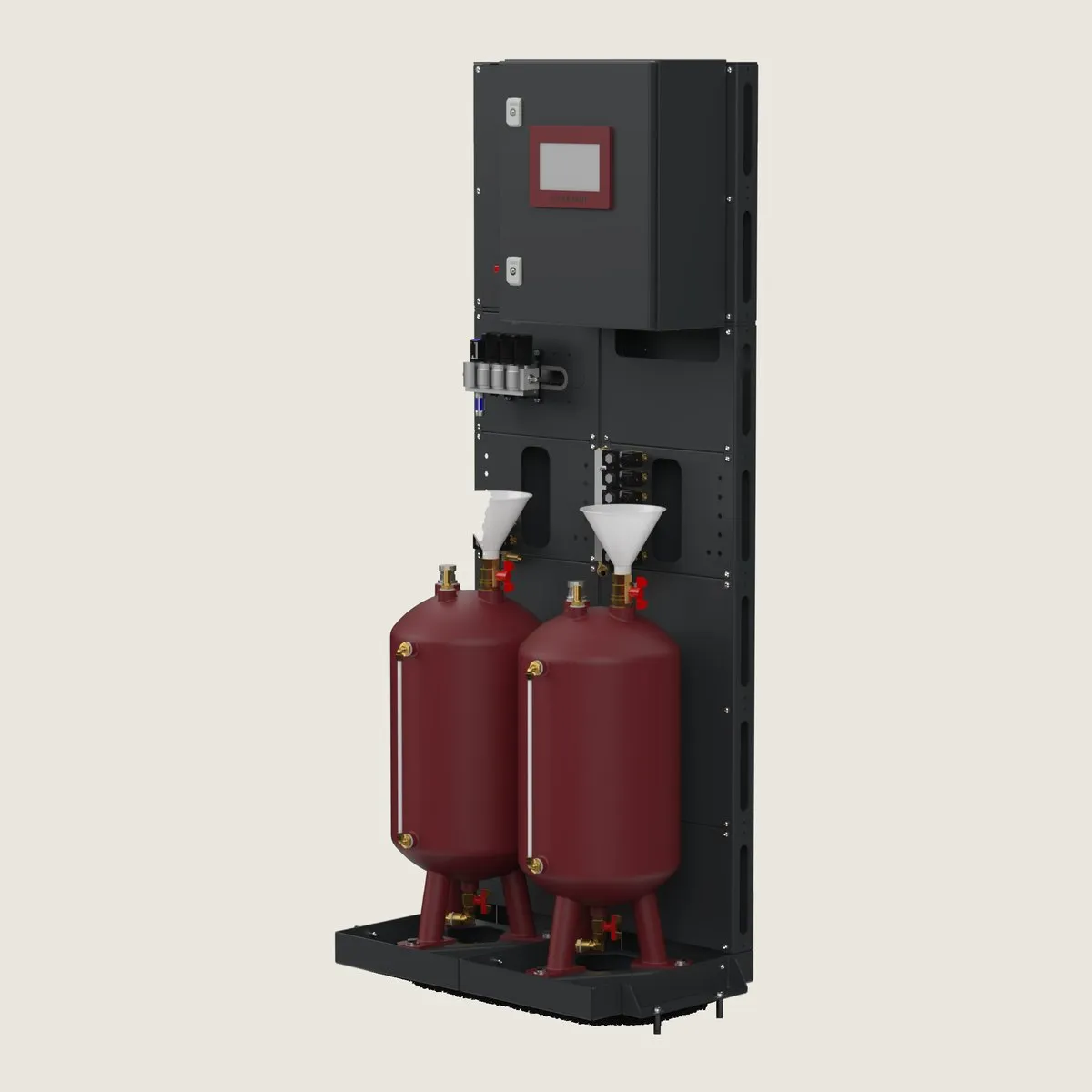 Modular dosing system EDS with two pressure tanks.