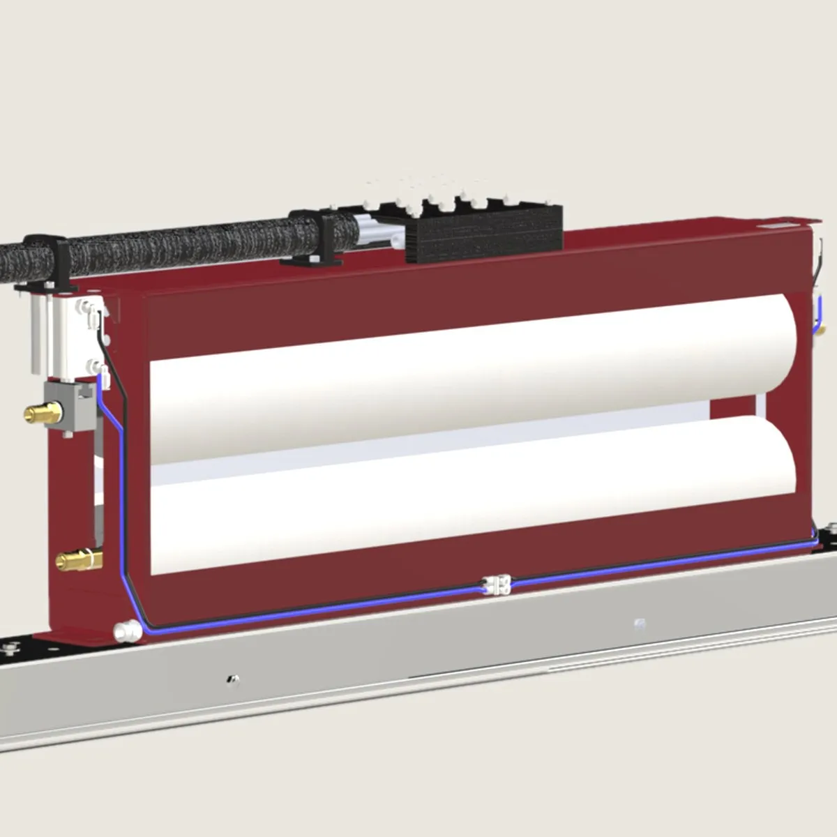 WF felt-roller oilers in various sizes for strip material.