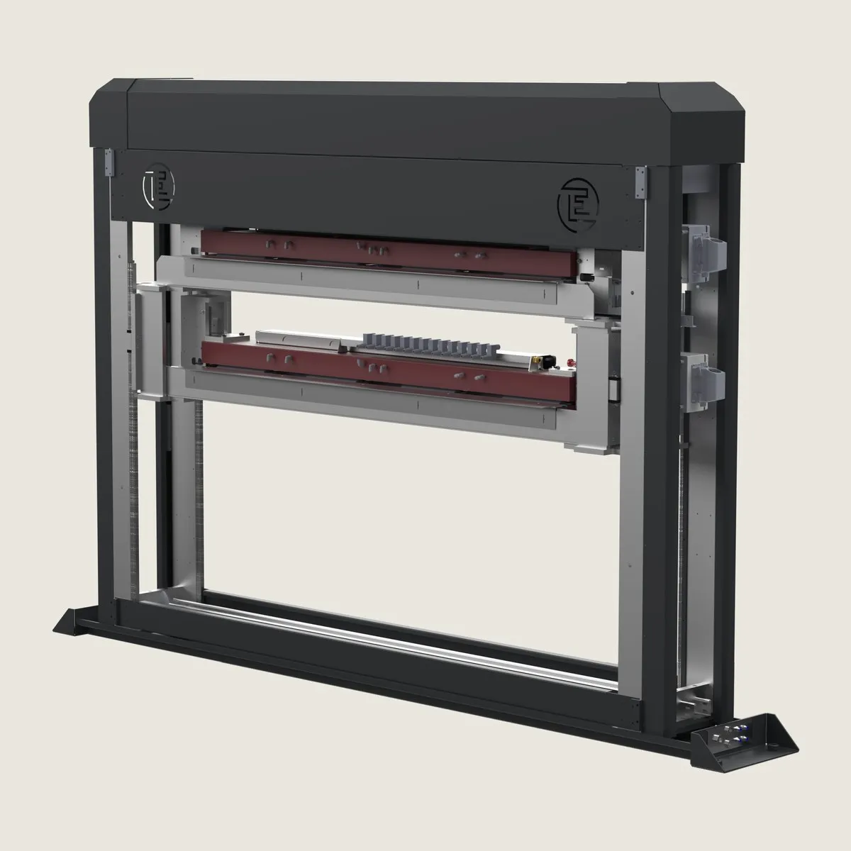 Sector-roller oiler SWF with several staggered rollers.