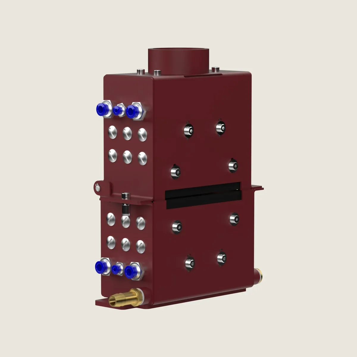 Compact EOS 1 spray oiler, basis of the blade preservation system.